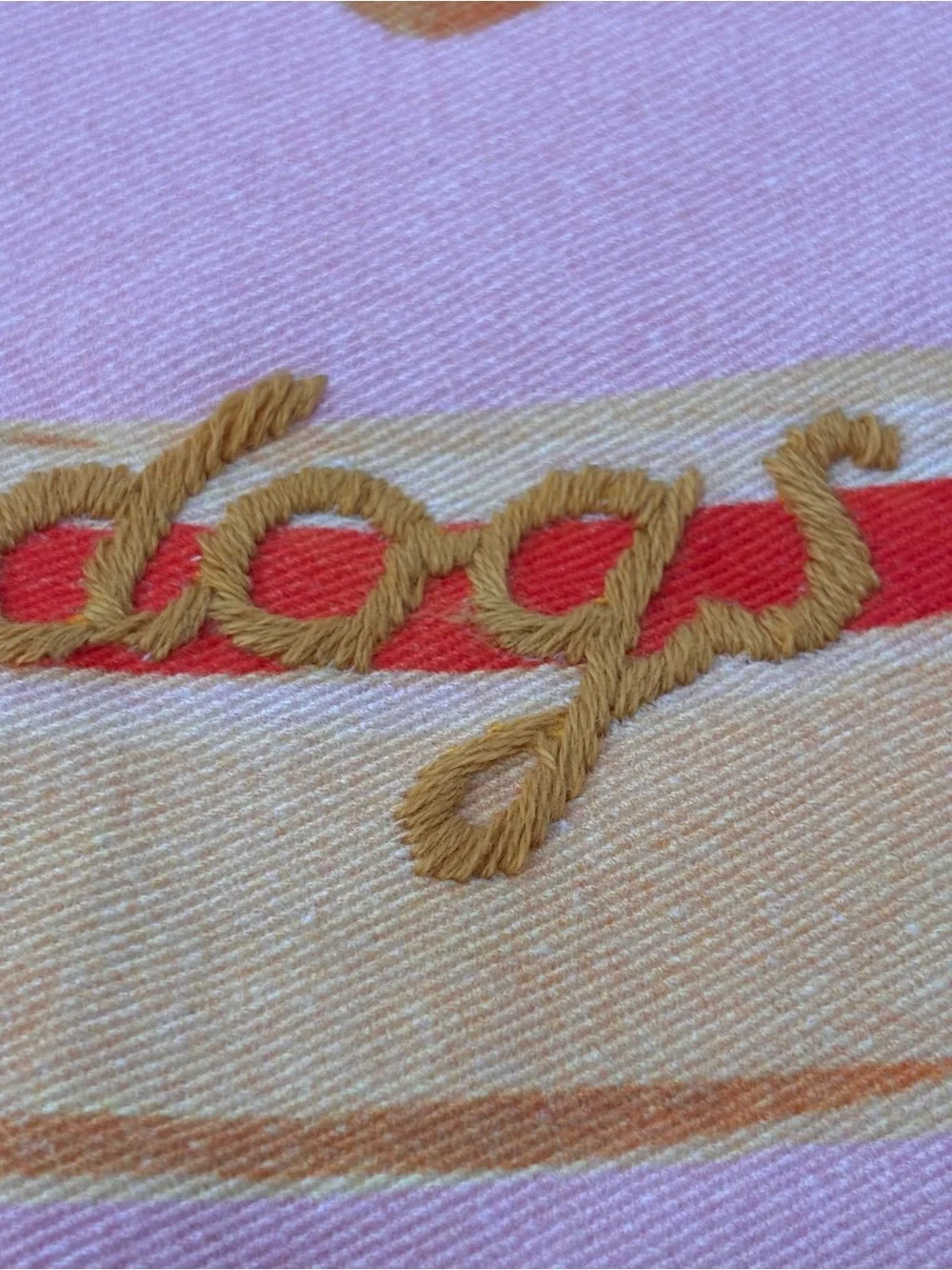 Anthropologie “I Love Dogs”  Dish Towel By Artist Kimberly Lolk NWT